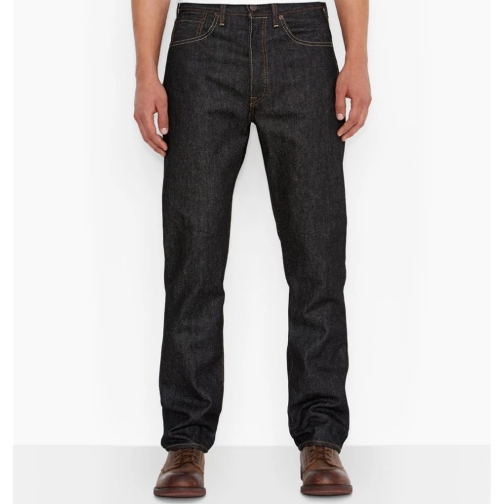 3/$30 NWT Levi's Men's 501  Straight Leg Jeans - Black Rigid 29X 32